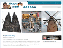 Tablet Screenshot of expat-mom.com